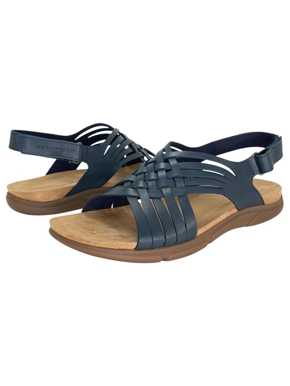 Easy Spirit Mar Dark Blue Leather Slingback Womens Sandals Size 9.5M - Picture 10 of 14